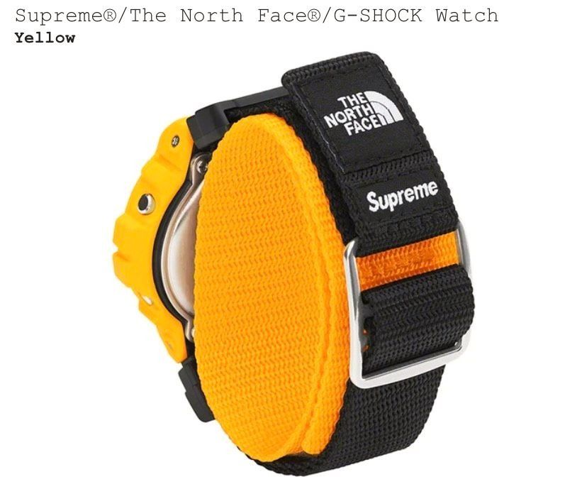 Supreme The North Face CASIO G-SHOCK Watch DW-6900 White ...