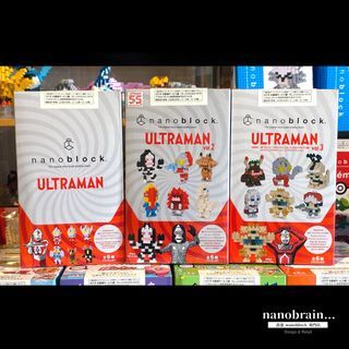 [聖誕清貨特價] 全新 日本 Nanoblock 咸蛋超人 Ultraman mini Vol.01 - Vol.03