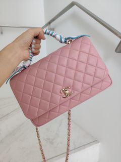 🌸 Chanel Citizen Chic Flap Bag Sakura pink with top handle