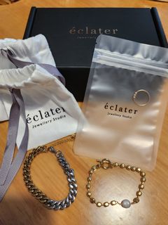 香港品牌 eclater 18K Gold plated Joule Pearl Bracelet Denisha 2-Tone Bracelet 18K鍍金色 珍珠 手鍊 Christmas birthday gift 聖誕 生日 禮物64202680872451110