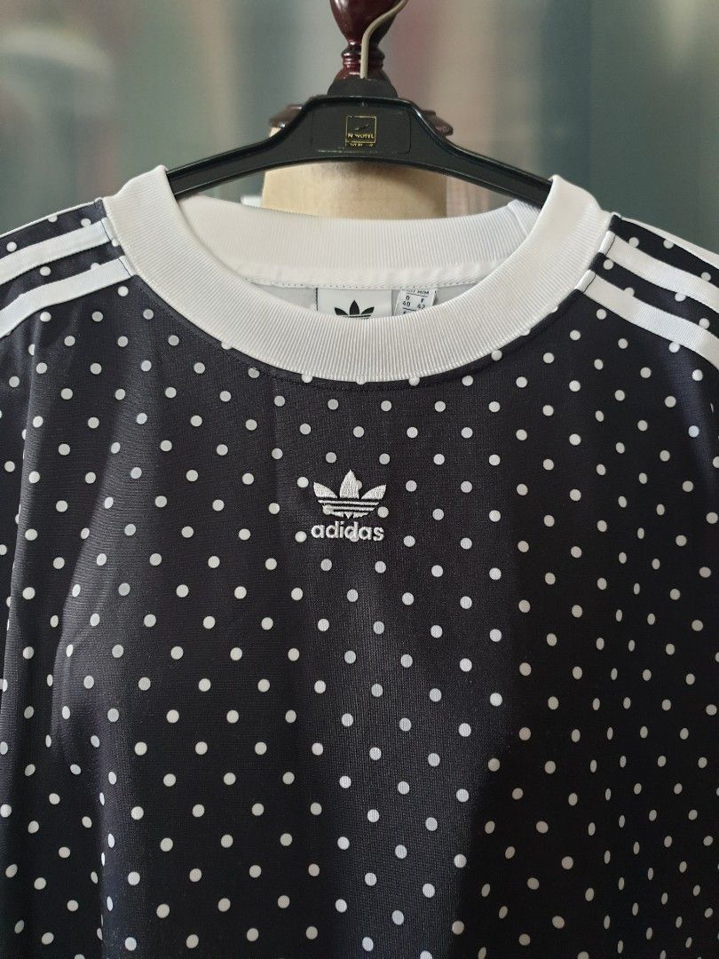 Adidas polka top dot suit