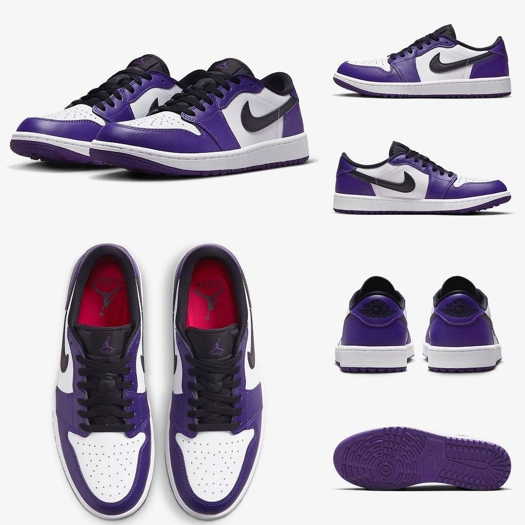 Air Jordan 1 Low Golf Court purple 白紫, 他的時尚, 鞋, 運動鞋在