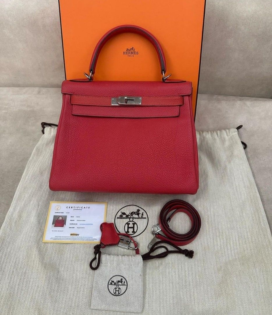 Hermes Kelly 28 - Rose Jaipur, Luxury, Bags & Wallets on Carousell