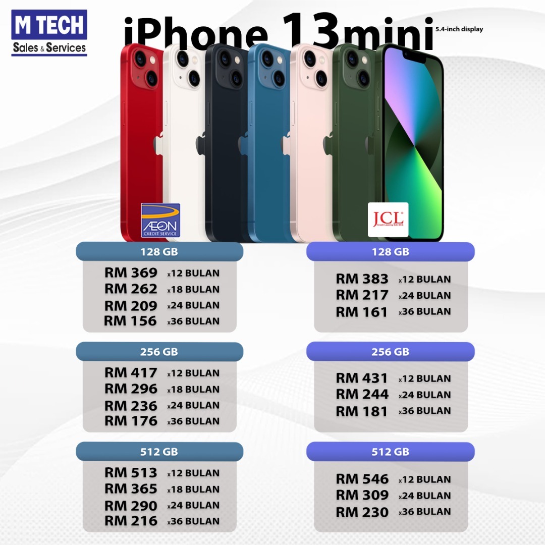 Apple IPhone 13 Mini (256GB) Price In Malaysia & Specs - KTS
