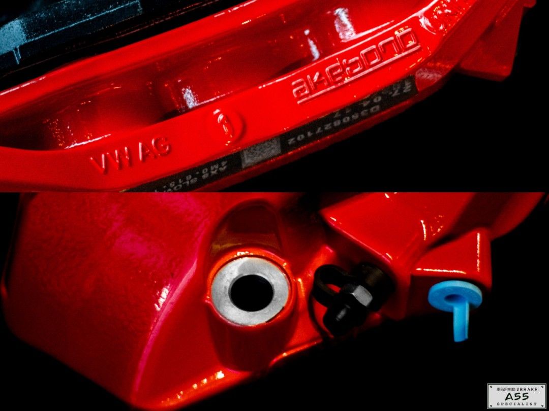 Akebono 8N 6 Pot Caliper Brake Kit Honda Vezel Civic / VW Golf