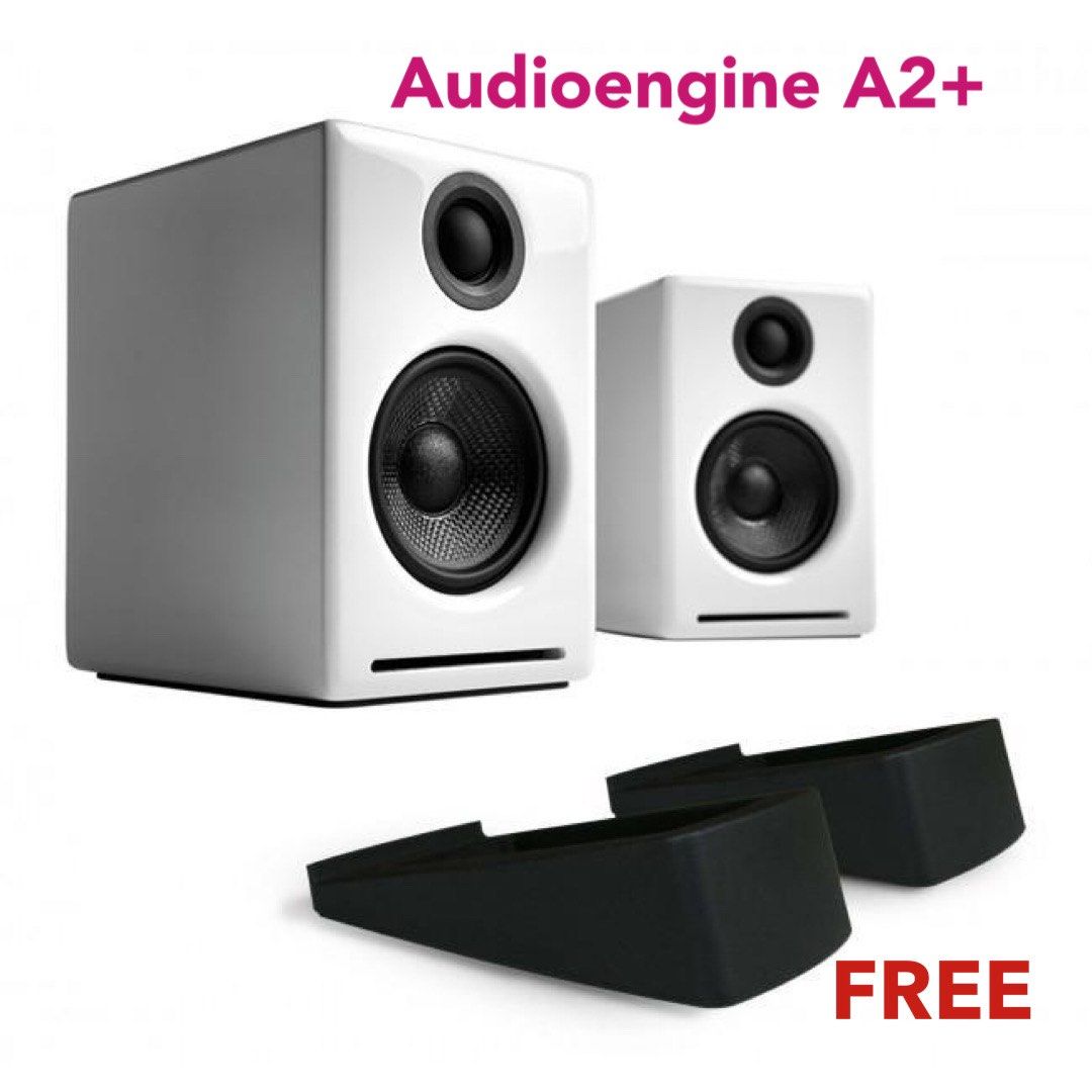 Audioengine A2+ Plus Wireless Powered Desktop Speakers with aptX