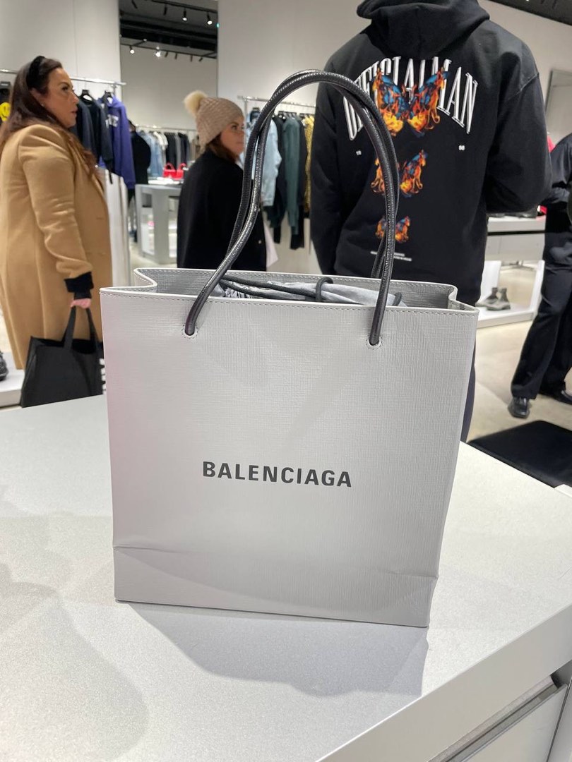White Shopping mini leather crossbody bag  Balenciaga  MATCHESFASHION AU
