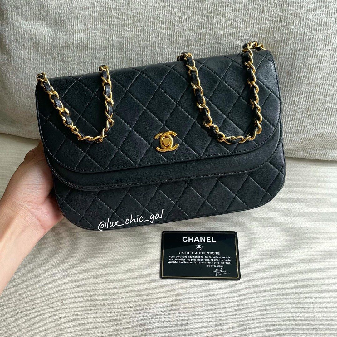 AUTHENTIC CHA NEL Small 9  Flap Bag 24k Gold Hardware ❤️, Luxury, Bags &  Wallets on Carousell