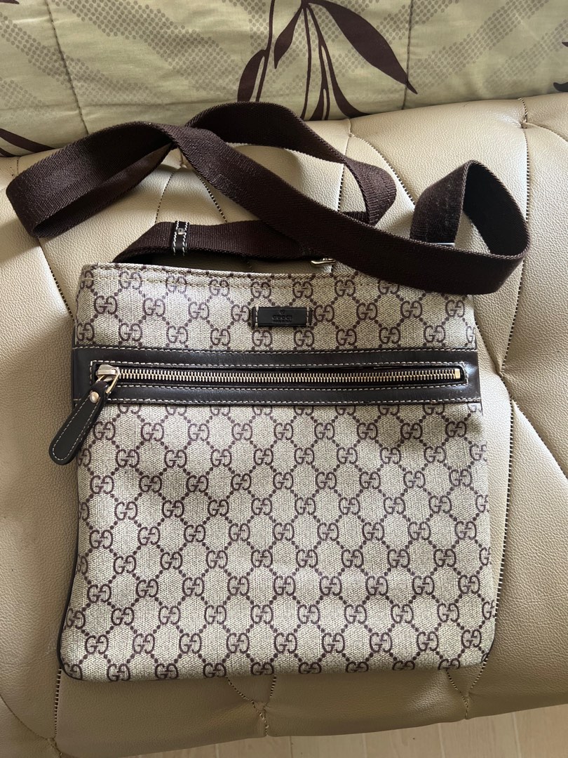 Authentic gucci messenger bag for men, Luxury, Bags & Wallets on Carousell