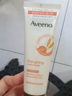 【六成新】Aveeno葡萄柚淨亮護手霜50g