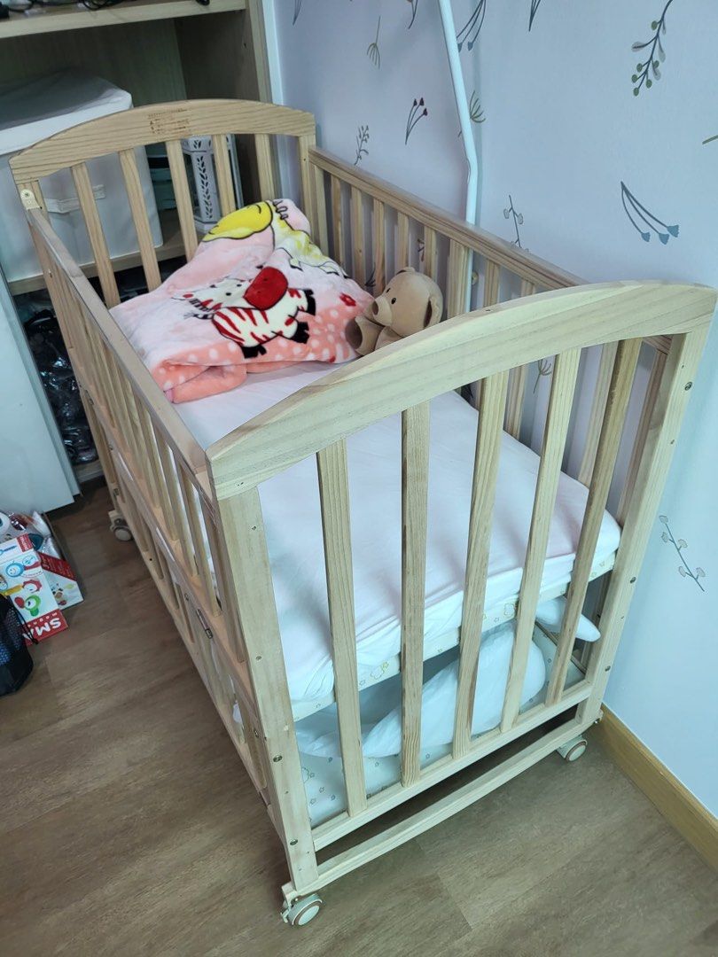Baby Cot with storage, Babies & Kids, Baby Nursery & Kids Furniture ...
