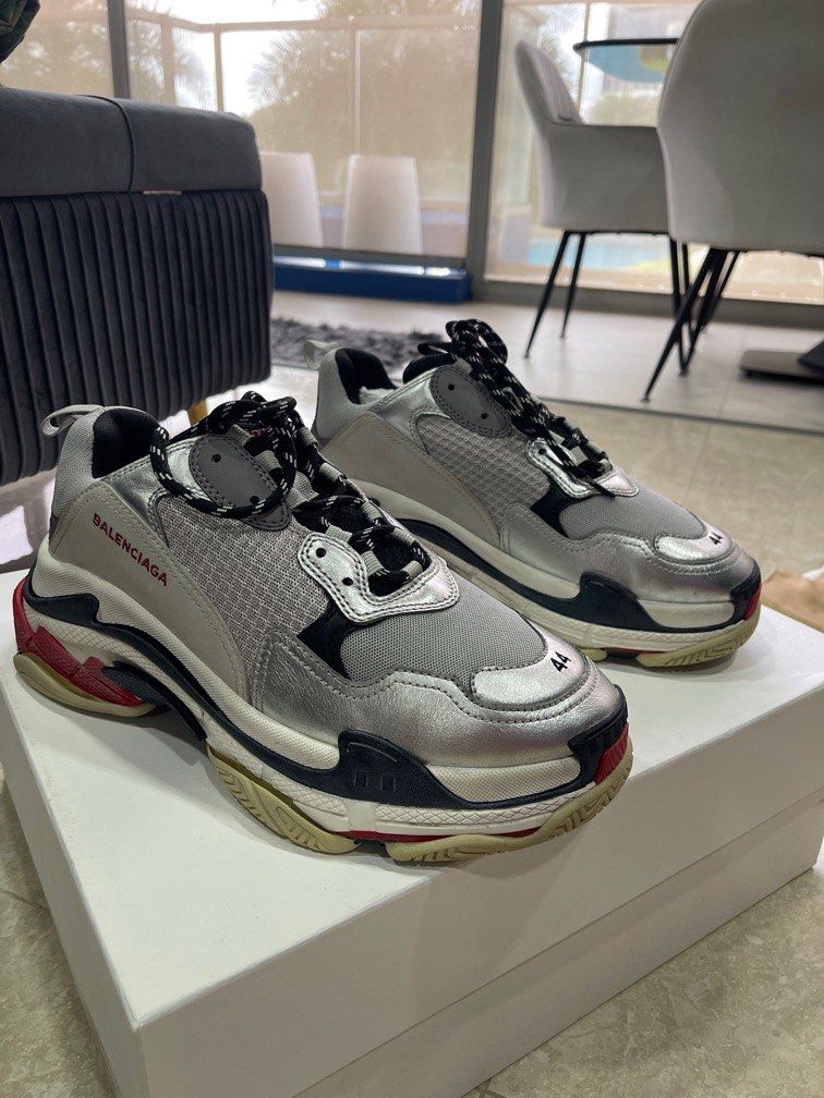 Triple s silver sales red