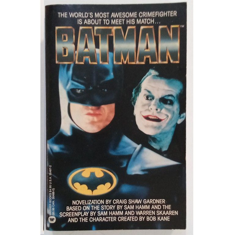 BATMAN 1989 MOVIE PAPERBACK NOVEL VERY RARE, Hobbies & Toys, Books &  Magazines, Fiction & Non-Fiction on Carousell