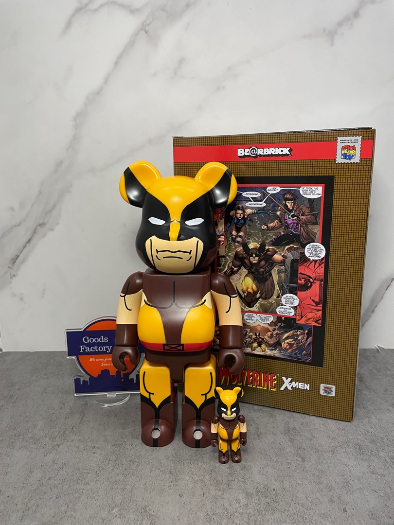 BE@RBRICK WOLVERINE(BROWN Ver.)100％&400％｜フィギュア