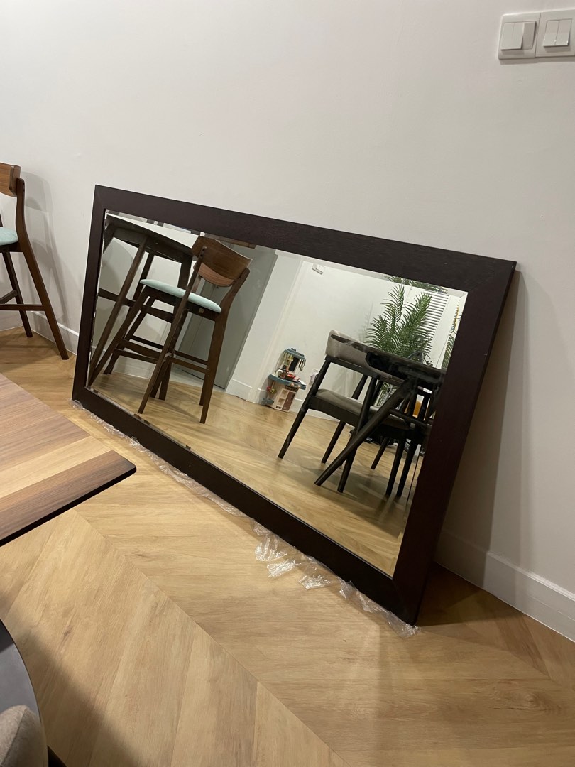 Big Bevel Mirror 2m x 1m, Furniture & Home Living, Home Decor, Wall