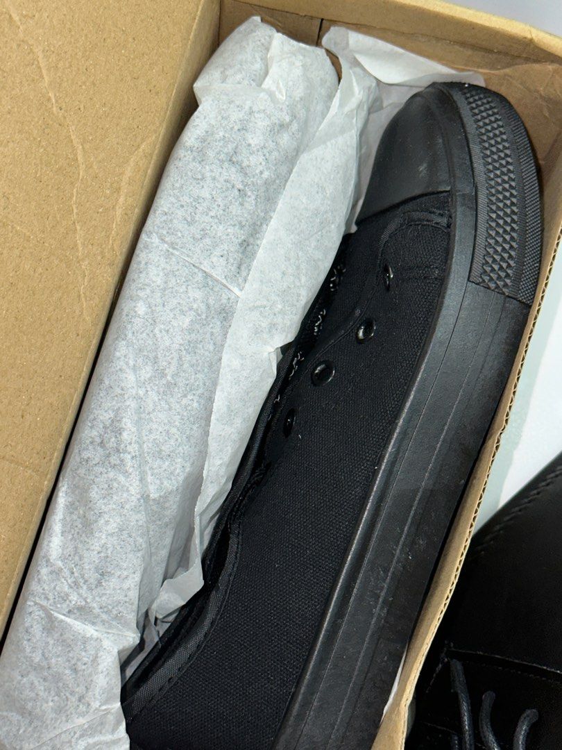Black school shoe, Women's Fashion, Footwear, Sneakers on Carousell