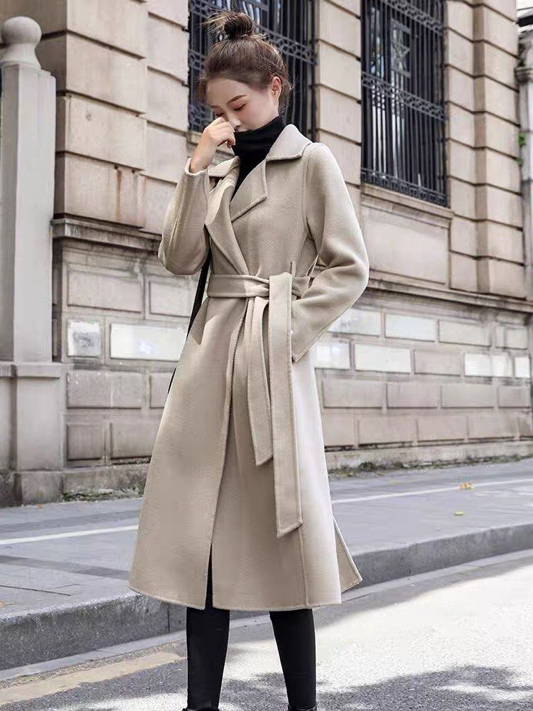 BN Beige Coat, Women's Fashion, Coats, Jackets and Outerwear on Carousell