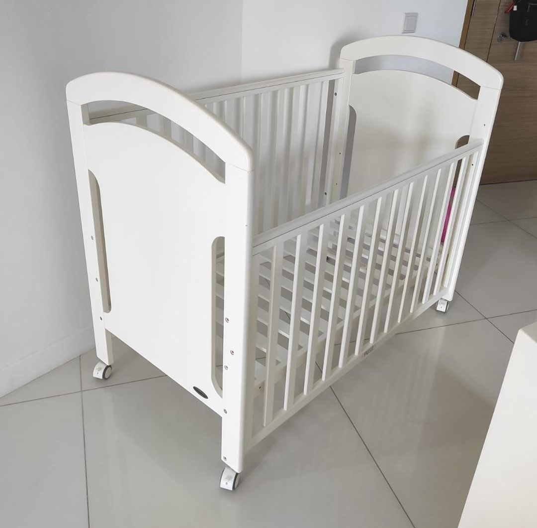 Baby Cot with Wheels (very new), Babies & Kids, Baby Nursery & Kids