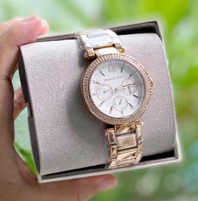 BRAND NEW AUTHENTIC INSTOCK MICHAEL KORS WOMEN S PARKER ROSE GOLD