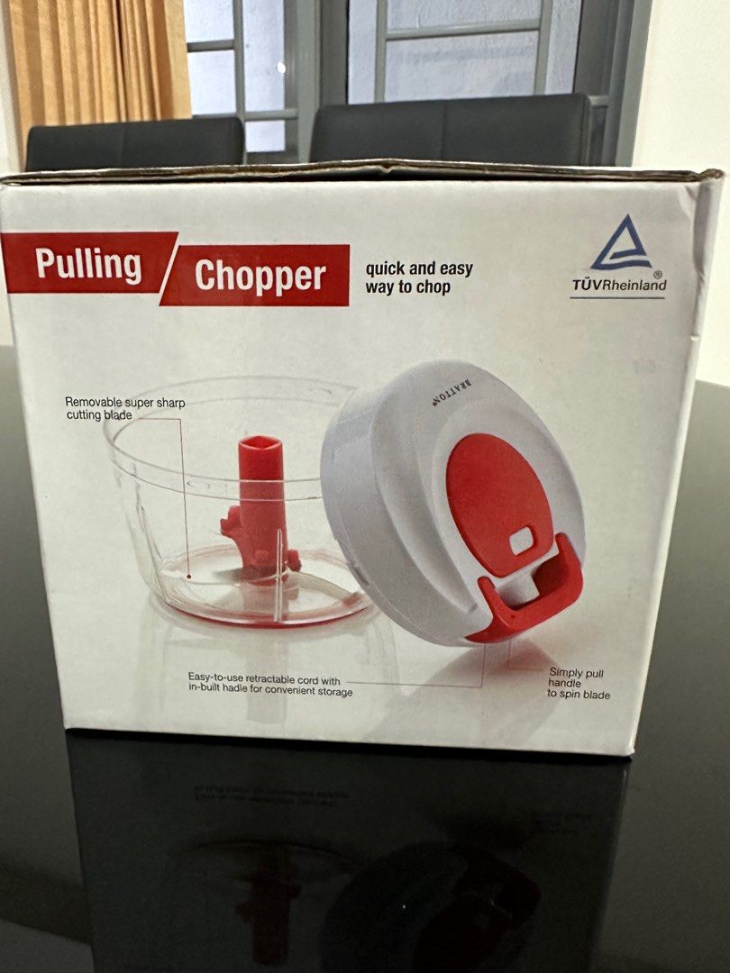 Bratton Rainbow Pulling Chopper 750ml Big Size Chop Vegetables Herbs ...