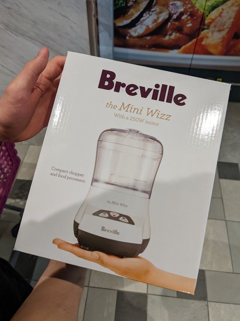 Breville Mini Wizz food processor, TV & Home Appliances, Kitchen