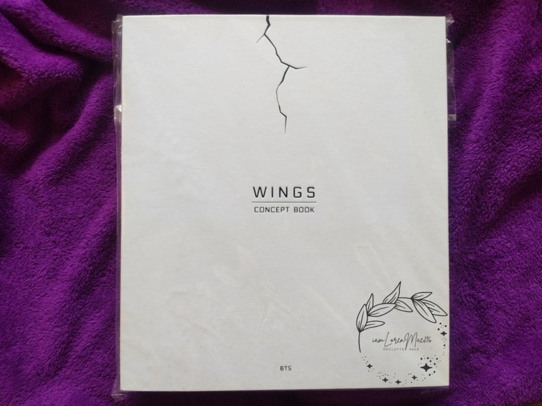 BTS Wings Concept Book Unsealed, Hobbies & Toys, Memorabilia