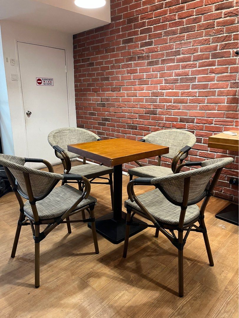 Cafe / Restaurant Table & Chair, Furniture & Home Living, Furniture