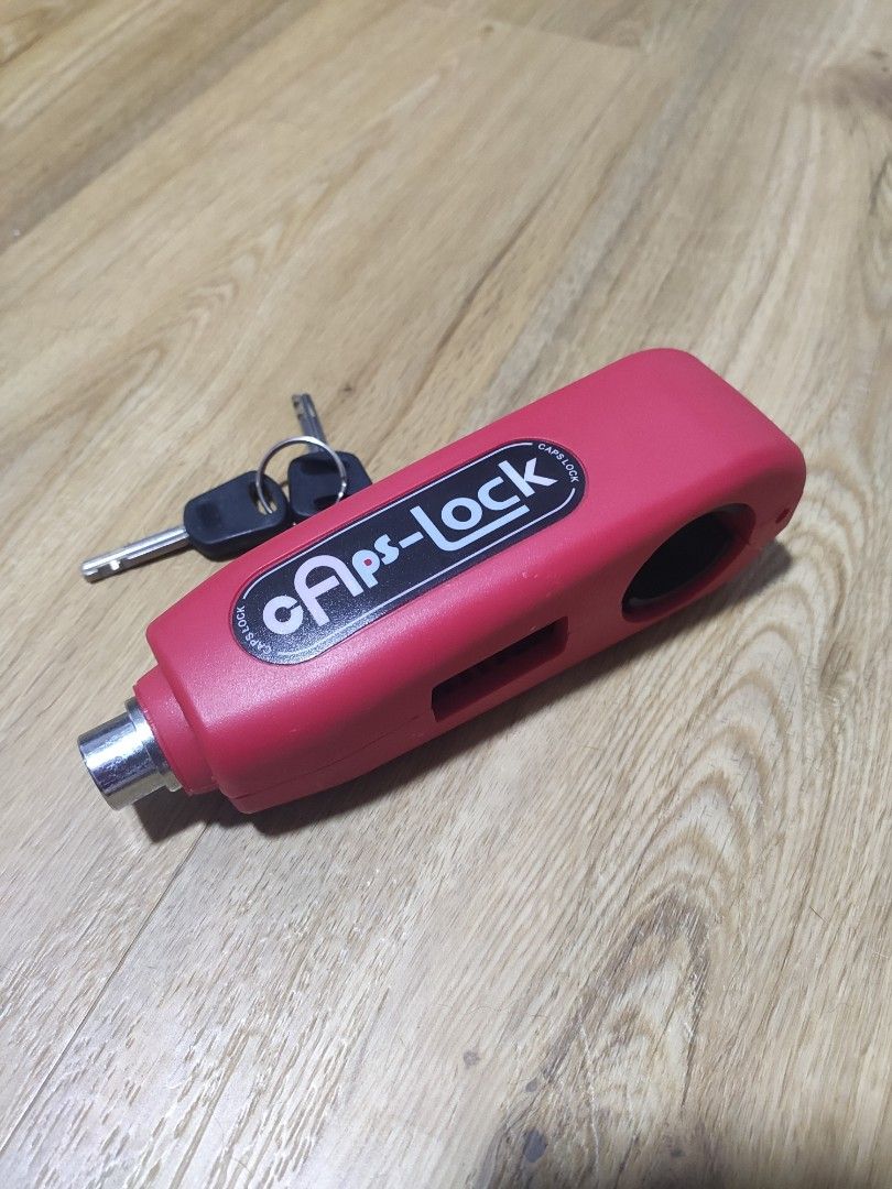Capslock motorcycle lock, Motorcycles, Motorcycle Accessories on Carousell