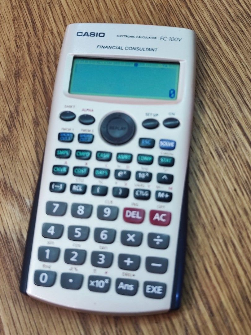 Casio fv100v hotsell