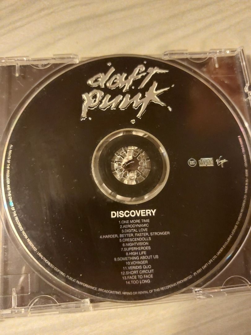 CD Music Original Daft Punk Discovery, Musik & Media, CD, DVD ...