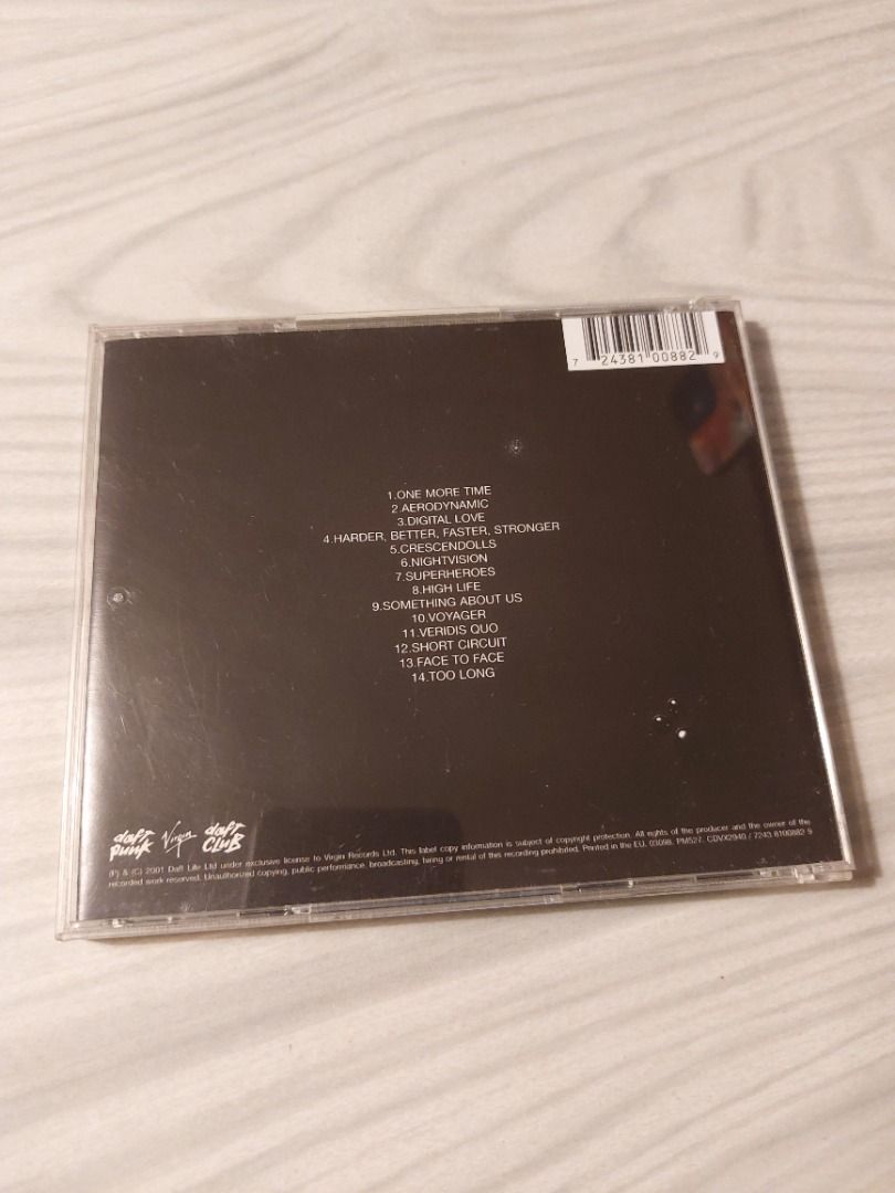 CD Music Original Daft Punk Discovery, Musik & Media, CD, DVD ...