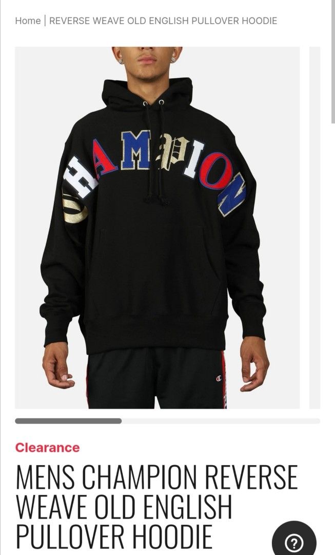Champion old deals english sweatshirt