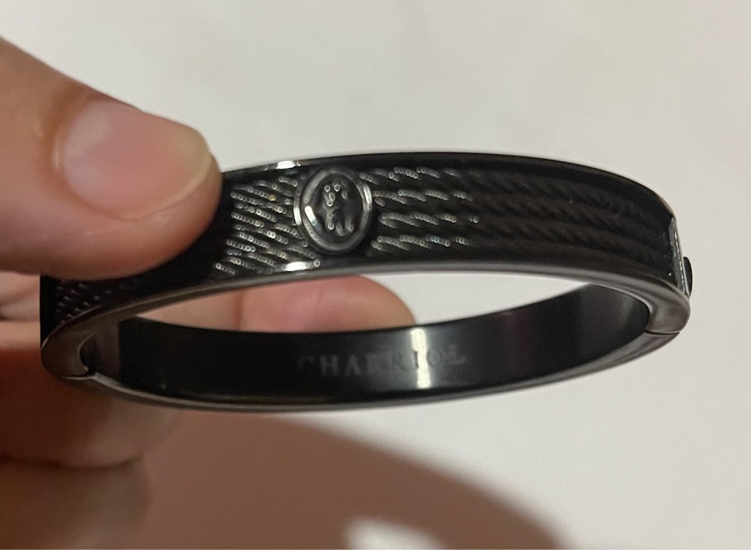 CHARRIOL Bangle Forever Black size medium Preloved Last Price 6k