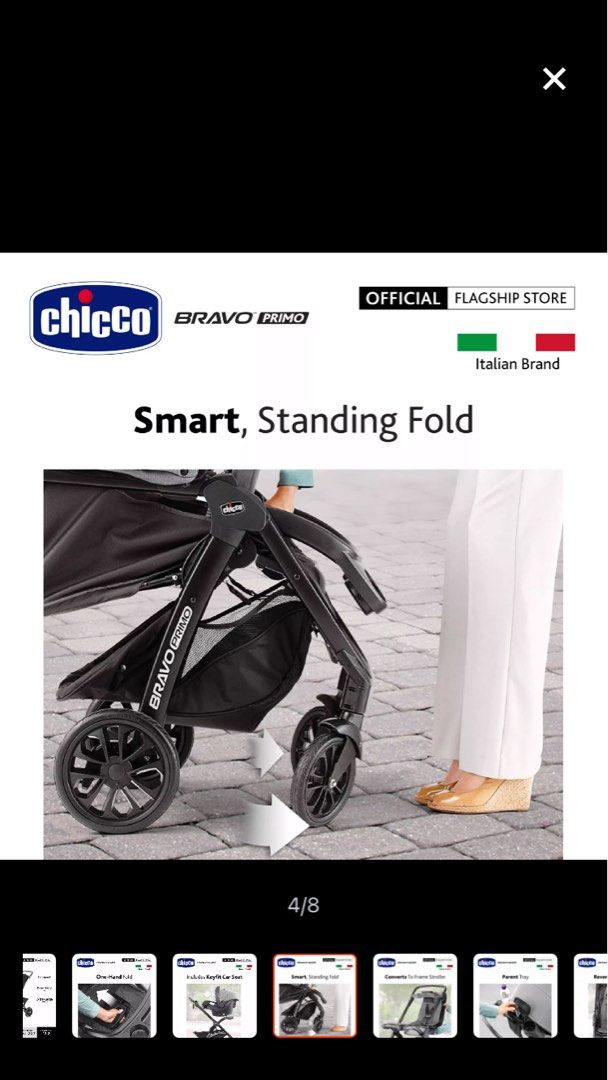 Chicco Bravo Primo Stroller, Babies & Kids, Going Out, Strollers on