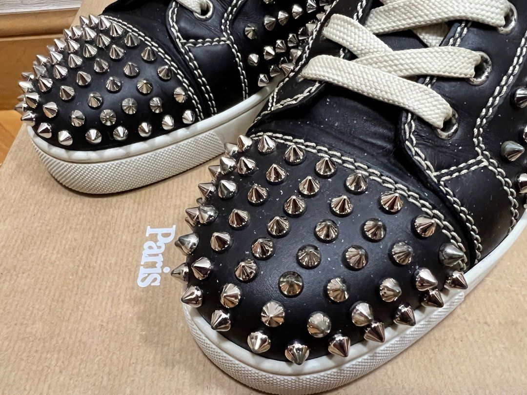 Louis flat patent cheap calf spikes m105