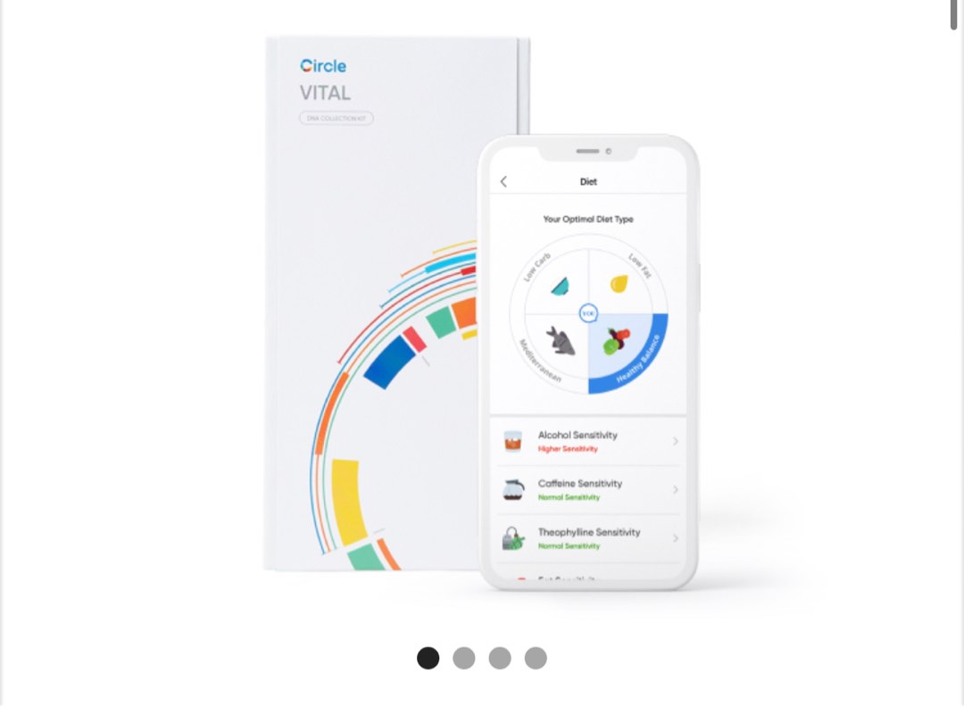 Circle Vital DNA Kit, Health & Nutrition, Health Monitors & Weighing