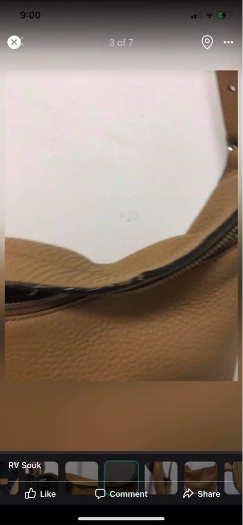 Coach Brown Sling Bag (Category: Cross-body Bags) located in San Juan City. Submitted by rvsouk (Listing ID 1200591886, Image 3). Description: Loc Antipolo/Angono Rizal 700 plus sf shoulder by the buyer Pls check pics for reference. Hindi n gngmit RFS too many bags/ decluttering .