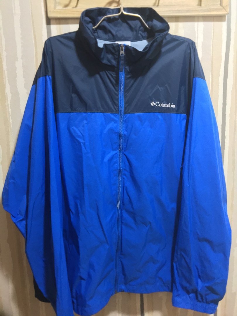 COLUMBIA PACKABLE RAIN JACKET XXL, Men's Fashion, Coats, Jackets and