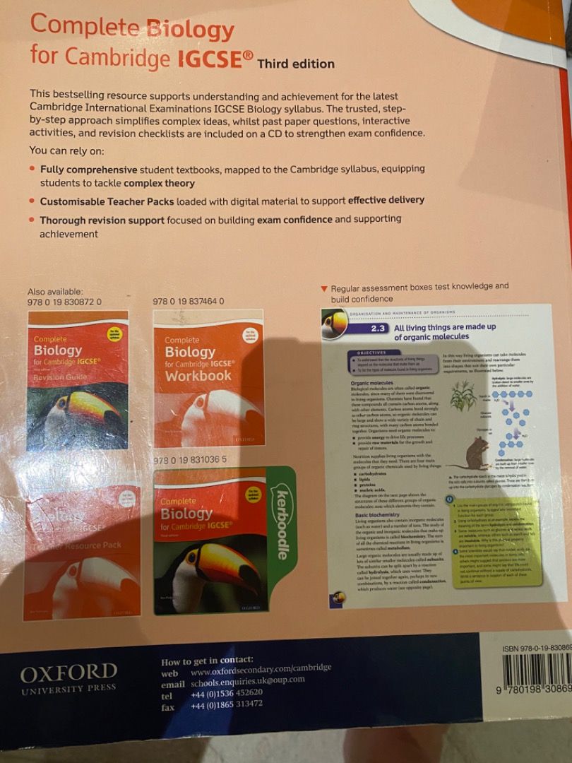 Complete biology for cambridge igcse hobbies toys books magazines