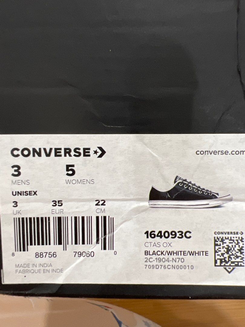 Converse unisex sneaker EU35 RM65, Women's Fashion, Footwear, Sneakers on  Carousell