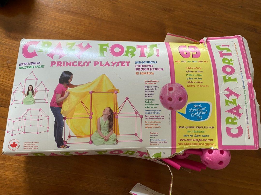 Crazy cheap forts pink