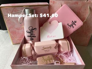 Customised Gift Christmas Hamper Set secret santa giftbox premium Marble Giftset office colleagues boss supervisor farewell last day wedding favor bridesmaid birthday present mentor teacher graduation get well soon corporate personalised appreciation gift