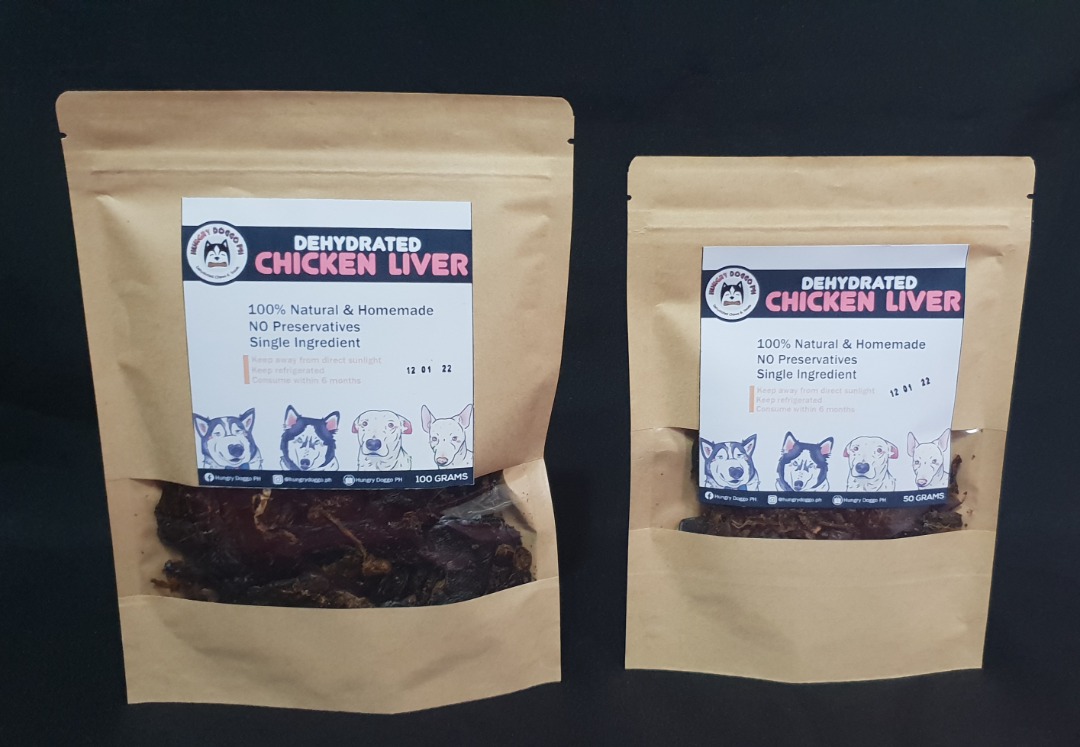 Visual Reference: Dehydrated Chicken Liver All Natural Dog And Cat Treats 100G