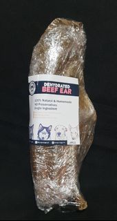 Dehydrated Cow / Beef Ear - All Natural dog and cat treats