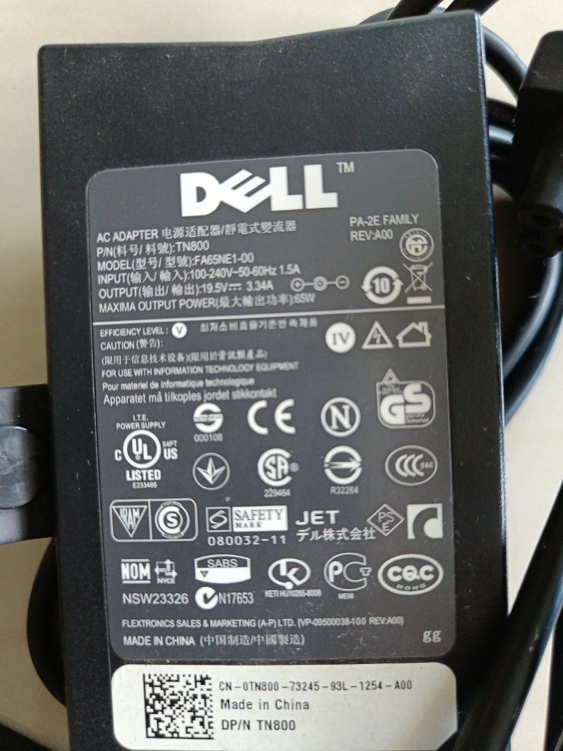 Dell laptop adaptor, Computers & Tech, Parts & Accessories, Cables ...