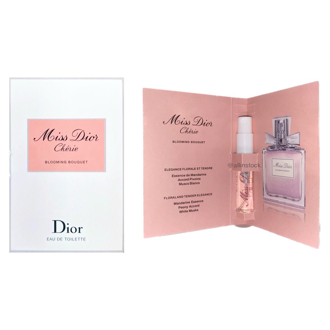Dior Miss Dior Cherie Blooming Bouquet Perfume Sample 2ml (eau de ...