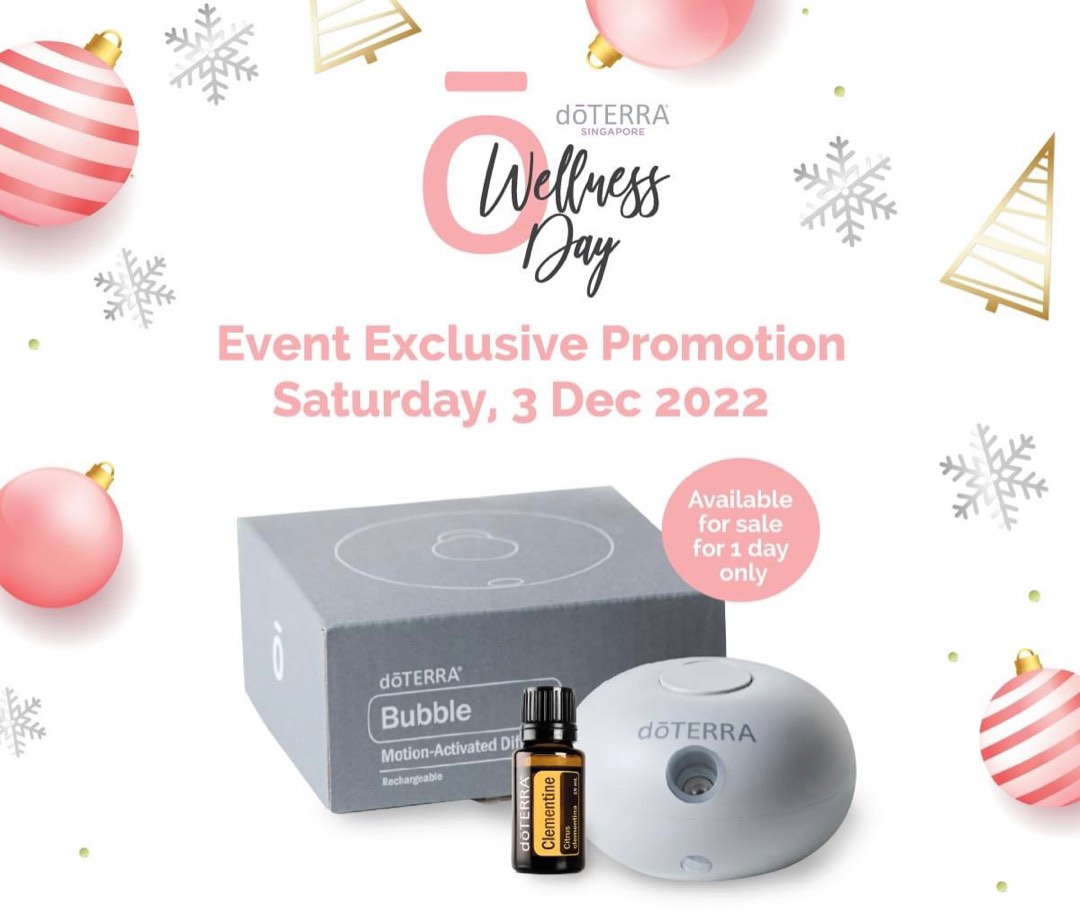 dōTERRA Bubble Diffuser, Furniture & Home Living, Home Fragrance on ...