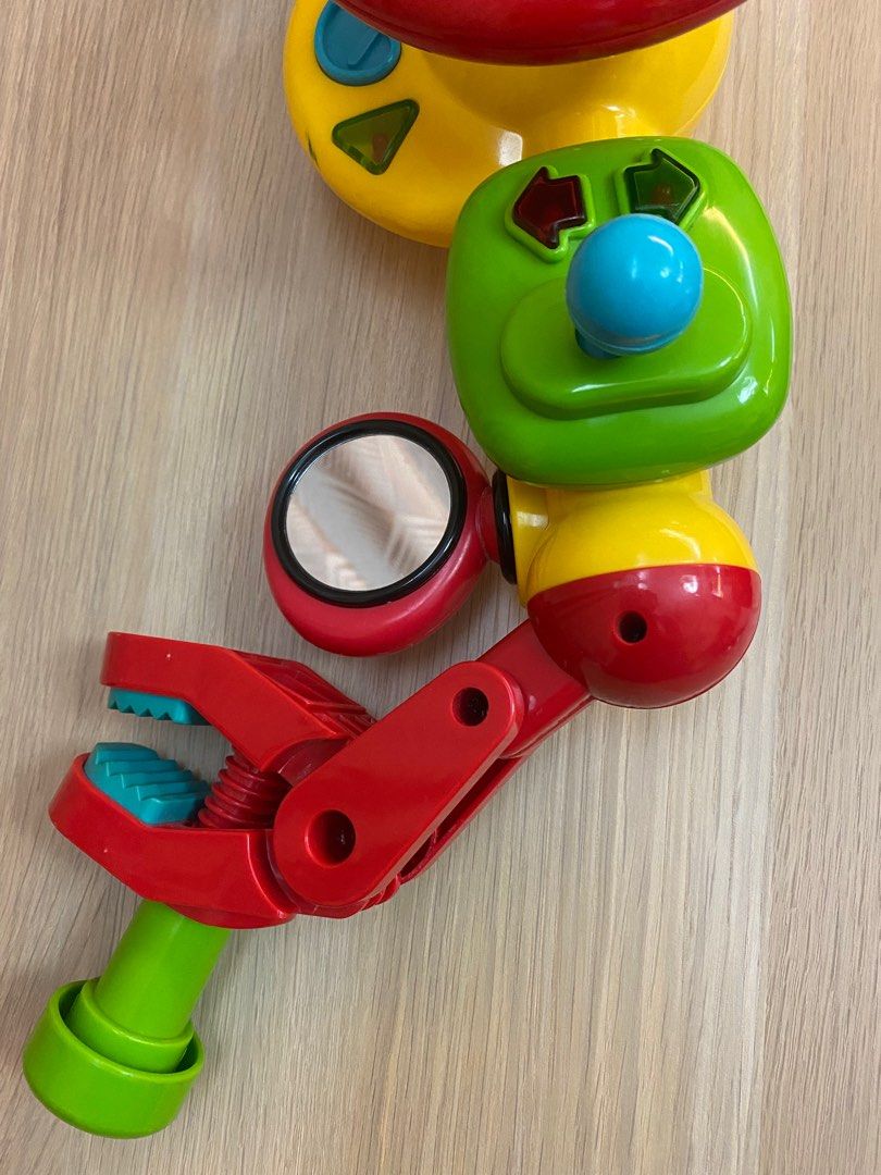 Baby steering wheel for shop pushchair