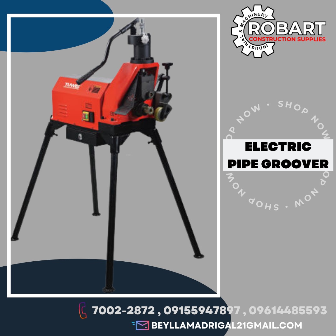 Electric Pipe Groover, Commercial & Industrial, Construction Tools & Equipment on Carousell
