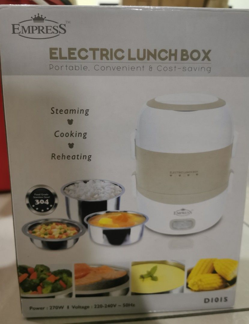 EMPRESS Electric Lunch Box, TV & Home Appliances, Kitchen Appliances